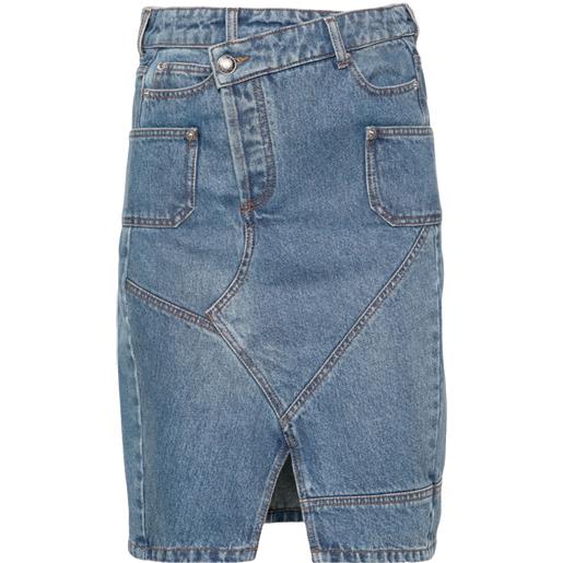 Zadig&Voltaire gonna midi jinko denim - blu