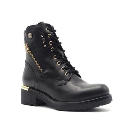 Nero Giardini i205846d anfibi donna in pelle - nero 36 eu