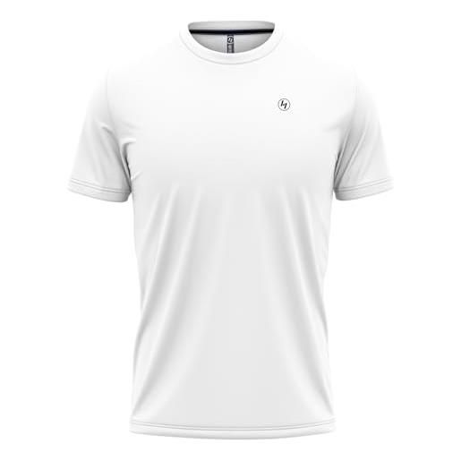 P-Club maglia maglietta t shirt uomo manica corta stampata m l xl xxl 3xl (it, testo, 6xl, regular, regular, bianco)