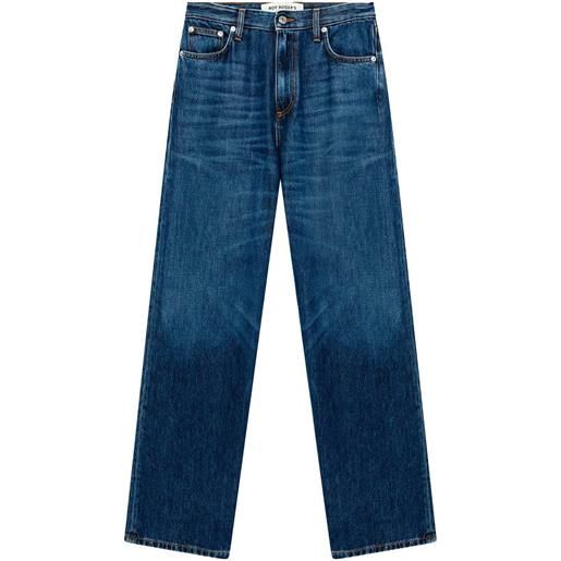 ROY ROGERS jeans vita media loose super wide gates donna
