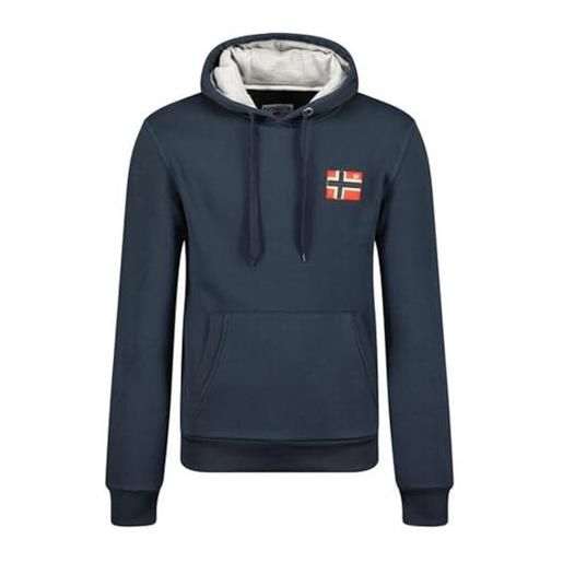 Geographical Norway felpa con cappuccio marina uomo fondant, marina, m