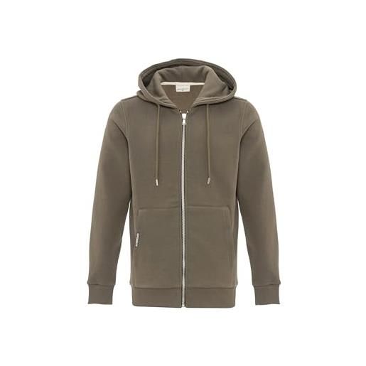 Cipo & Baxx felpa da uomo basic con cappuccio e cerniera, 558-rosa, s