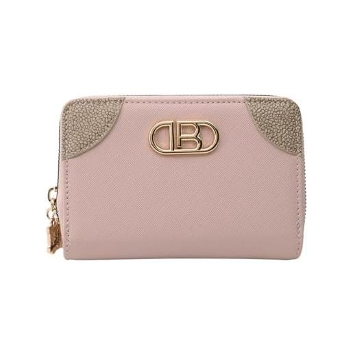 Laura Biagiotti portafoglio donna in pu, design con logo dorato, con portamonete e scatola regalo