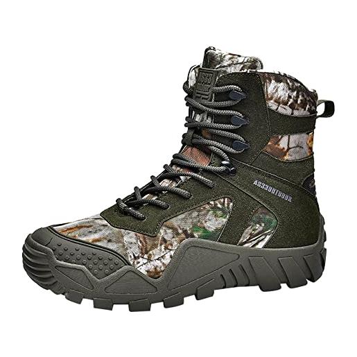 Dinglong scarpe da neve uomo uomini stivali da neve alla moda all'aperto nuovo medio alto stivaletti confortevoli spessi stivali invernali uomo stivali da neve uomo inverno stivali da neve, 