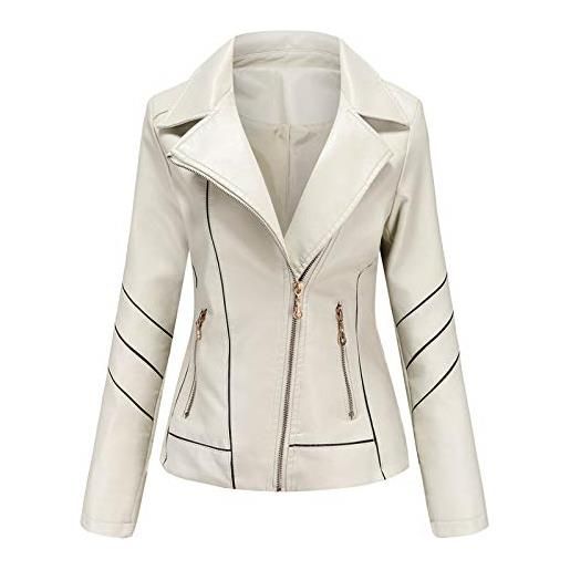 LKRSEEF giacca similpelle donna giubbotto pelle donna invernale cappotto primaverile imbottita curvy autunnale primavera giubbotti primaverili di in vera giacchetto leggero elegante nera xxl trench corto