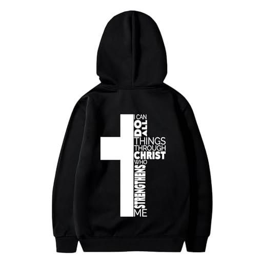 Generic felpe con cappuccio cristiane da uomo autunno manica lunga grafica felpe con cappuccio estetico y2k vestiti religiosi pullover country trendy goth 2025 vintage workou backwoods felpe con cappuccio da