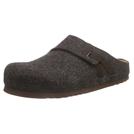 Scholl eyden, sabot uomo, marrone dk brown, 45 eu