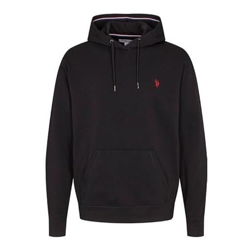 U.S. POLO ASSN. brayden - felpa con cappuccio da uomo, taglia l, colore: nero, nero , l