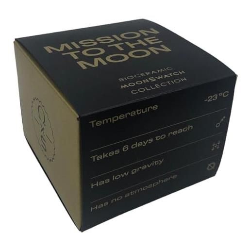 Swatch orologio da polso moonswatch omega moonshine gold fragola