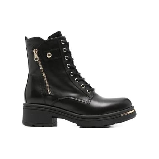 Nero Giardini i514861d anfibi donna in pelle - nero 36 eu