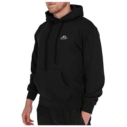 Fruit of the loom felpa con cappuccio uomo, nero (schwarz 36), m