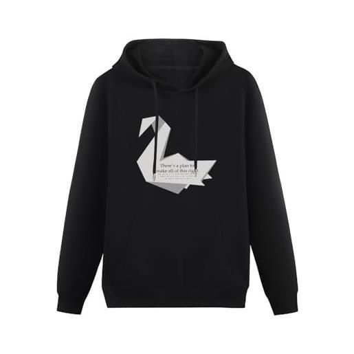 TANYOUPIN prison break origami swan michael scofield men's hoody 25 colours cartoon hoody black l