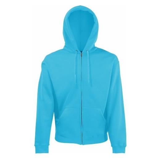 Fruit of the Loom - felpa con cappuccio - uomo (s) (azzurro)