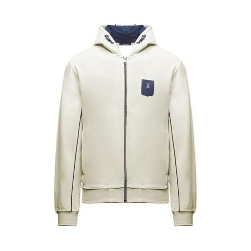 Aeronautica Militare felpa uomo con cappuccio fe2064uf00667 colore avorio