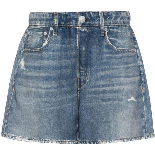 rag & bone shorts denim miramar - blu