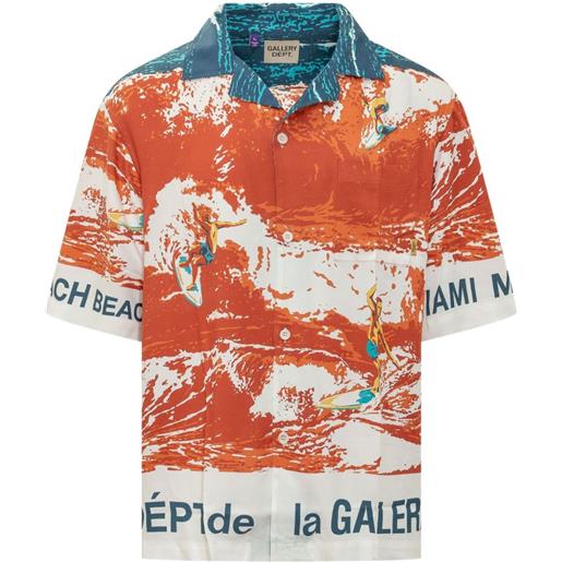 GALLERY DEPT. camicia con stampa grafica - rosso