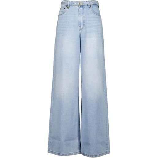ZIMMERMANN indra wide-leg jeans - blu