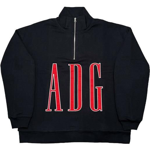 Denim Tears felpa adg inc. Con zip - blu