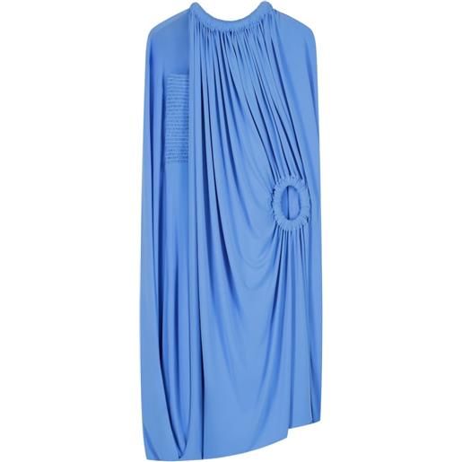 Coperni abito asimmetrico con cut-out - blu