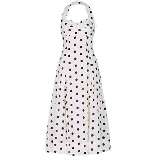 Nicholas abito seraphina a pois - bianco