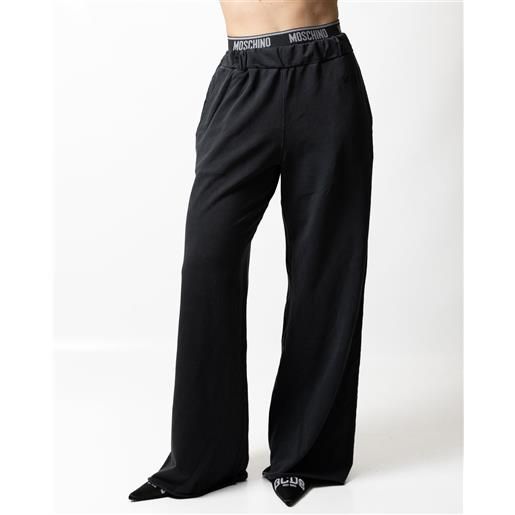 Moschino pantalone Moschino active in felpa con fascia logata donna