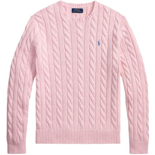 Polo Ralph Lauren maglione con ricamo - rosa