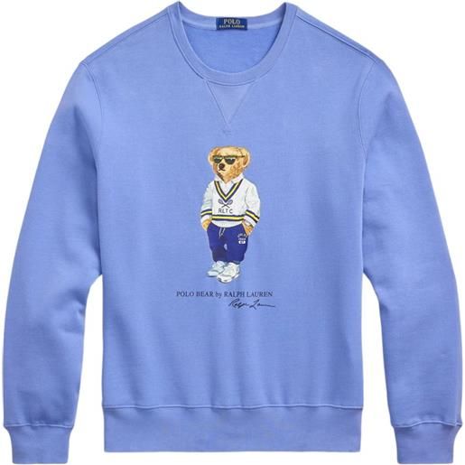 Polo Ralph Lauren felpa polo bear - blu