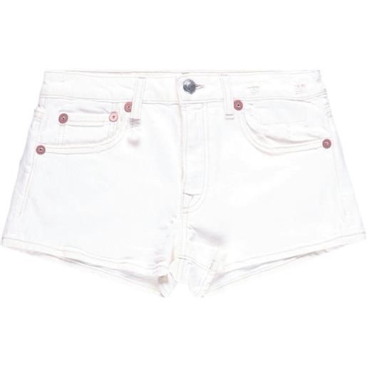 R13 effie denim shorts - bianco