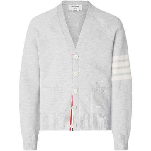 Thom Browne cardigan taglio comodo - grigio