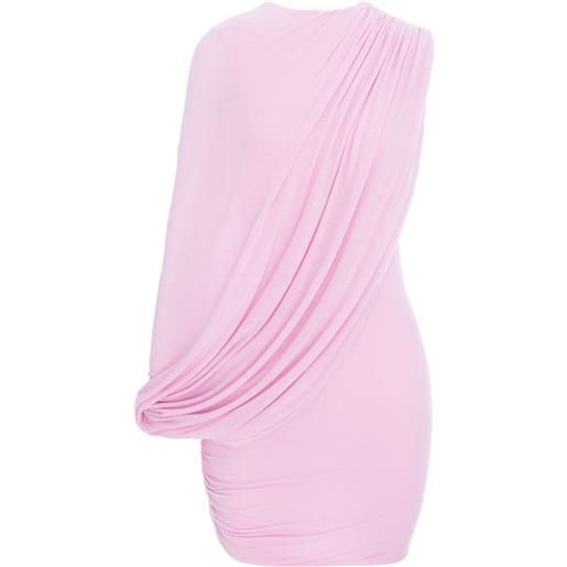 MANURÍ abito drappeggiato lillies 2.6 - rosa