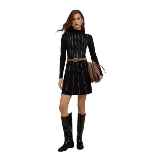 Motivi: maglia dolcevita con applicazioni nero. S stagione autunno inverno 2025