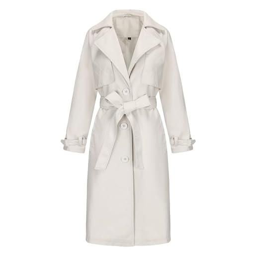 Generic giacca in similpelle da donna, trench in pelle da donna, giacca motociclista similpelle, taglie forti, corta 2025
