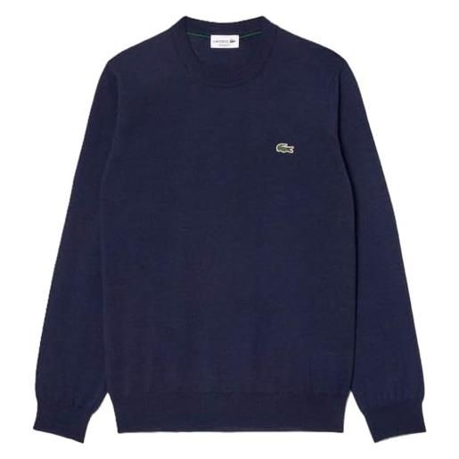 Lacoste ecco a voi il nuovo maglione uomo girocollo prodotto da Lacoste, per tenere caldo durante le occasioni più importanti. Spedizione e reso gratuiti maglione uomo girocollo blu xxl