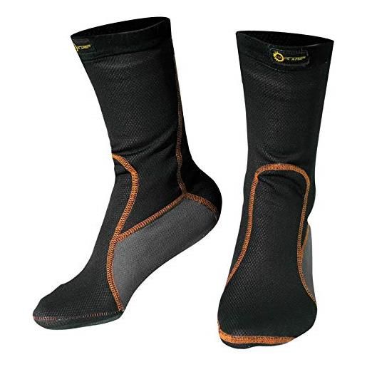 A-Pro calzini calza termici antivento invernale moto scooter custom snowboard nero xl