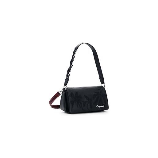 Desigual borsa a tracolla mirenis naron mini flap bag black nero