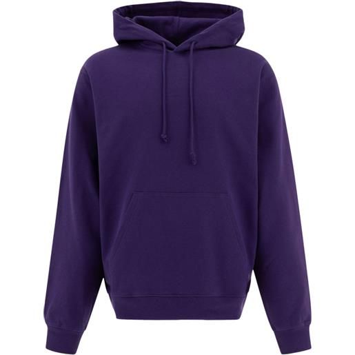 Stockholm Surfboard Club felpa con cappuccio e logo - viola
