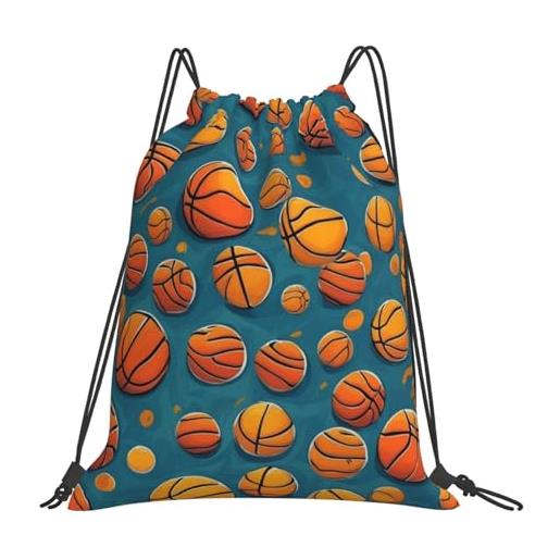 Generic borsa con coulissezaino con cordone per nuoto donna yoga 36x42cm unisex moda borsa palestra basketball