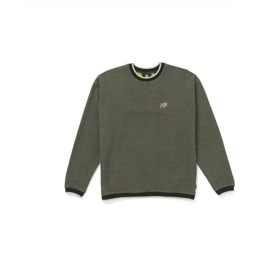 Volcom felpa da uomo con scritta entertainment hockey dad, limone erica, large