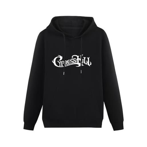 TANYOUPIN cypress hill mens logo hip hop up xxl rap band gangstas hoodie black xxl