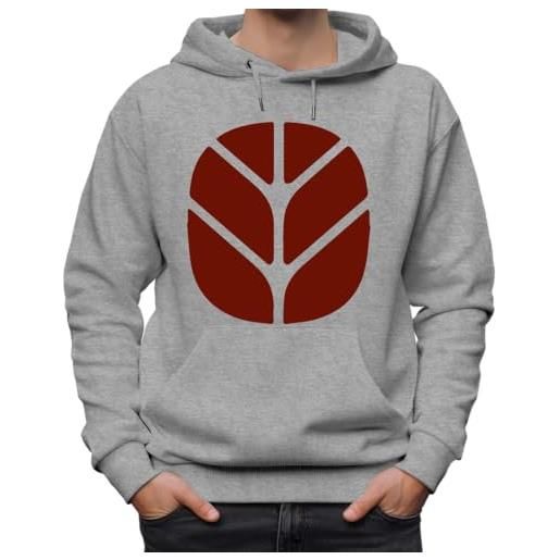 Forsca felpa classica con cappuccio unisex con logo fiatagri per uomo e donna, grigio. , m