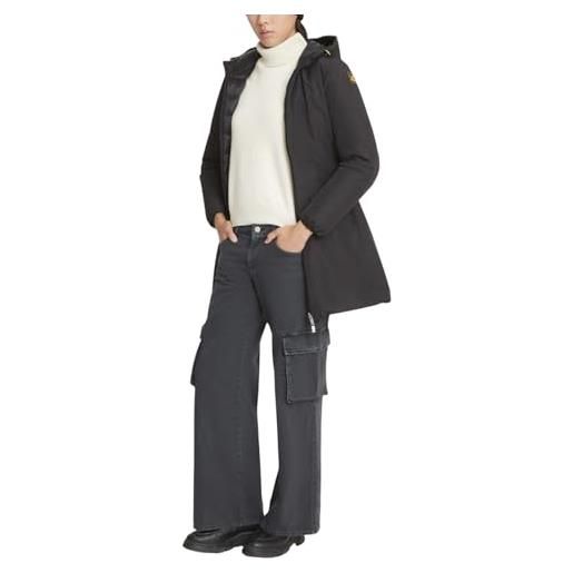 CIESSE PIUMINI piumino da donna reversibile con cappuccio jusy 3.0 nero taglia 42 codice 253cpwc15079-p1410p-206xxn