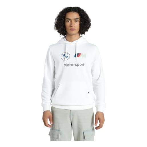 PUMA felpa con cappuccio bmw m motorsport ess da uomo xxl, white