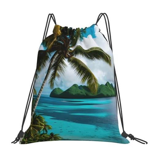 Generic tasche con coulissesacca da palestra per all'aperto yoga nuoto 36x42cm pieghevole moda borsa palestra norway islands
