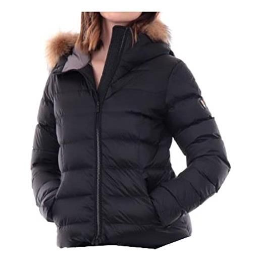 CIESSE PIUMINI donna krizia real fur - real down jacket with hoody 214cpwj02514 r n9310d