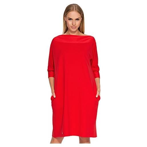 Makadamia - vestito - lungo - maniche a 3/4 - donna red 40 (s)