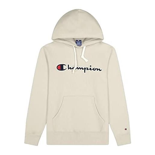 Champion hooded sweatshirt uomo ovc 214718ms022 beige tg. M