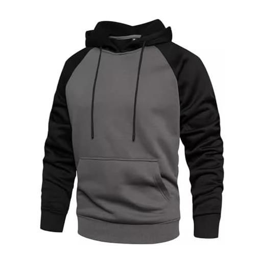 Generic hoodies con cappuccio uomo felpa loose fit tinta unita felpa leggera traspirante sportiva felpe abbigliamento sportivo comoda pullover maglione baggy elegante sport streetwear