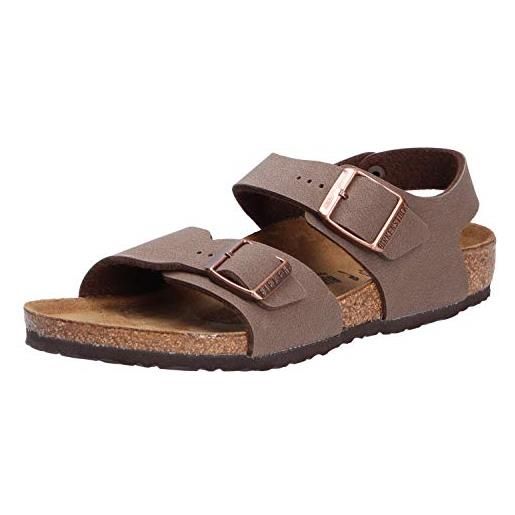 Birkenstock new york - sandali con cinturino alla caviglia bambino, marrone (marron (mocca)), 24 eu