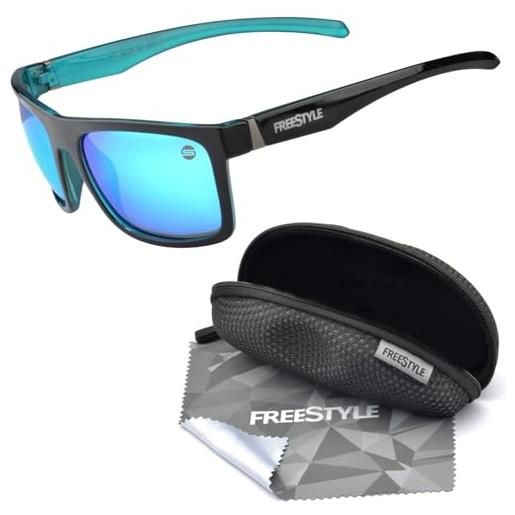 Occhiali Da Sole Sportivi Eye-Heart Fibra Di Carbonio – Lenti A Specchio UV400 Per Baseball, Pesca E Ciclismo
