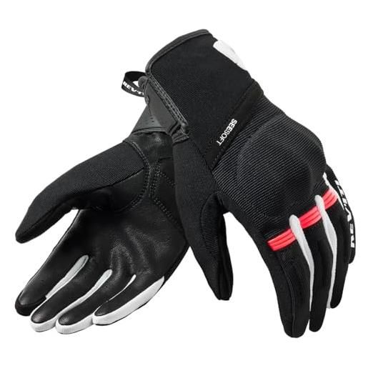 REV'IT! revit mosca 2 guanti da moto da donna, nero/pink, m